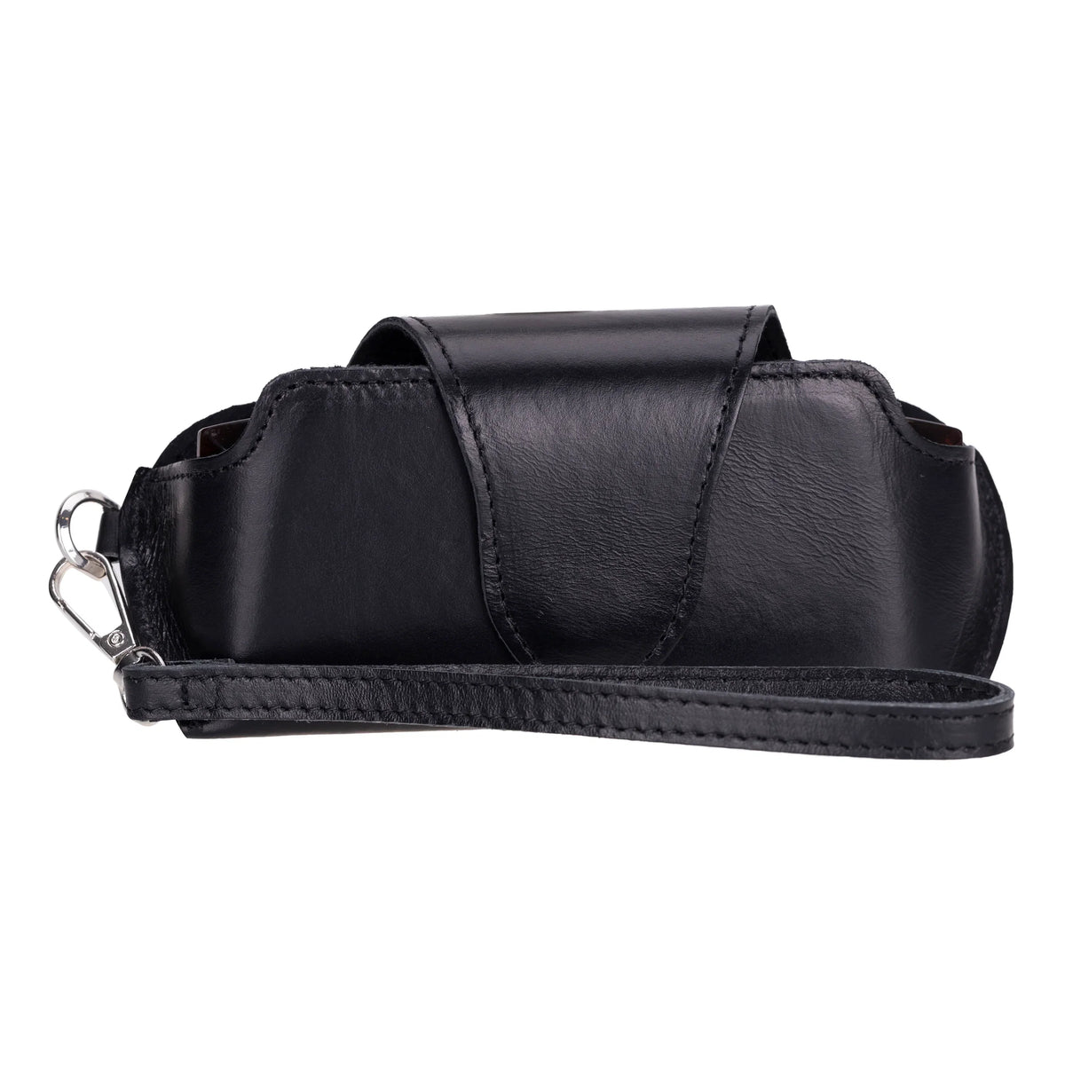 Leather Glasses Case in Black