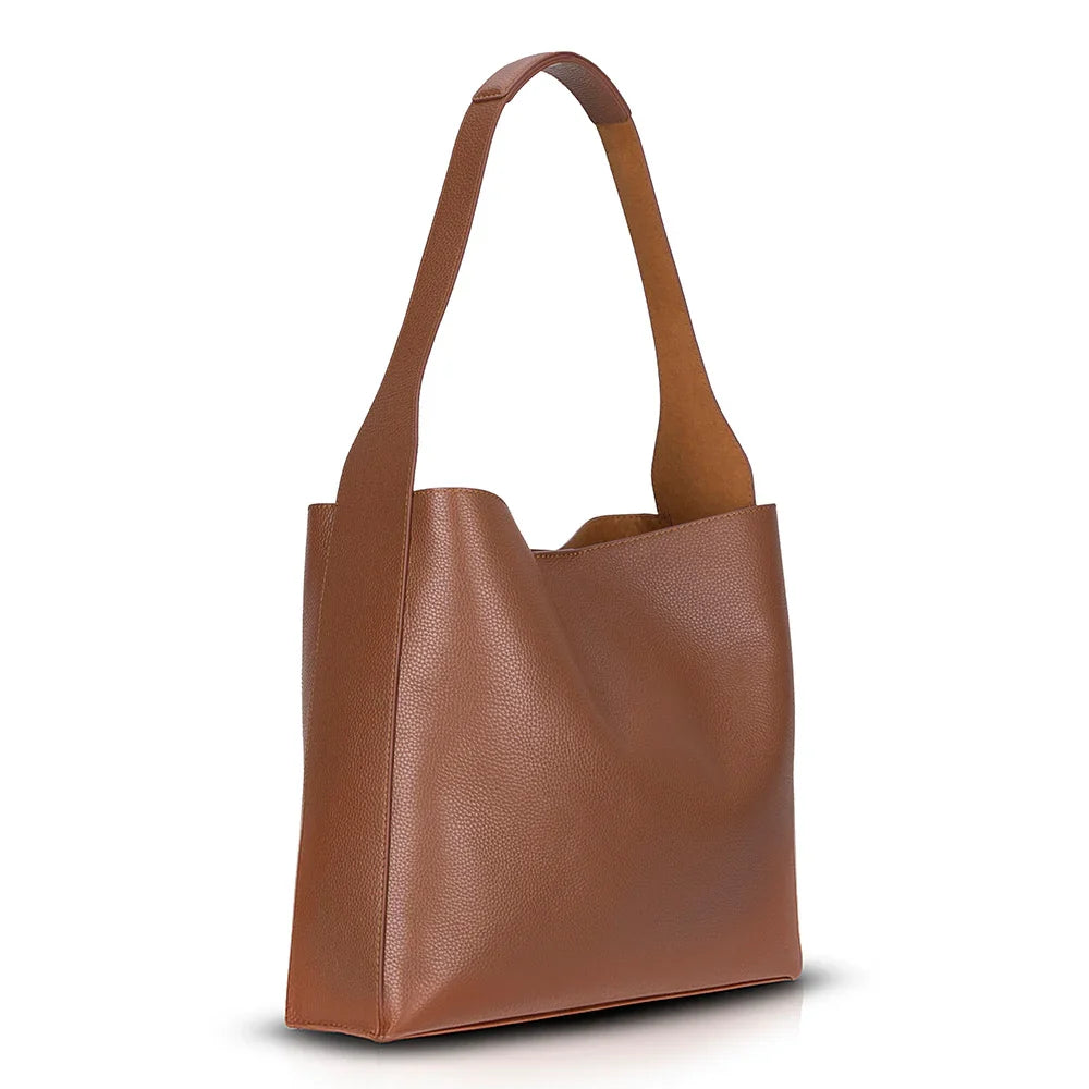 Women's Leather Bag in Tan