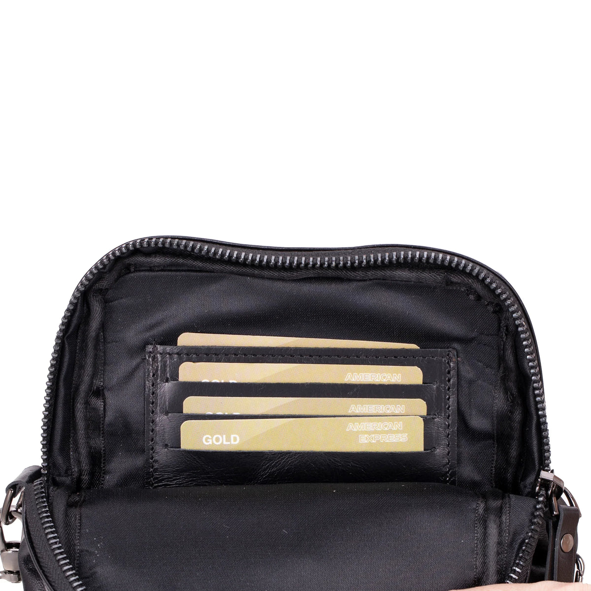 Leather Crossbody Phone Bag – Full-grain leather – view 11