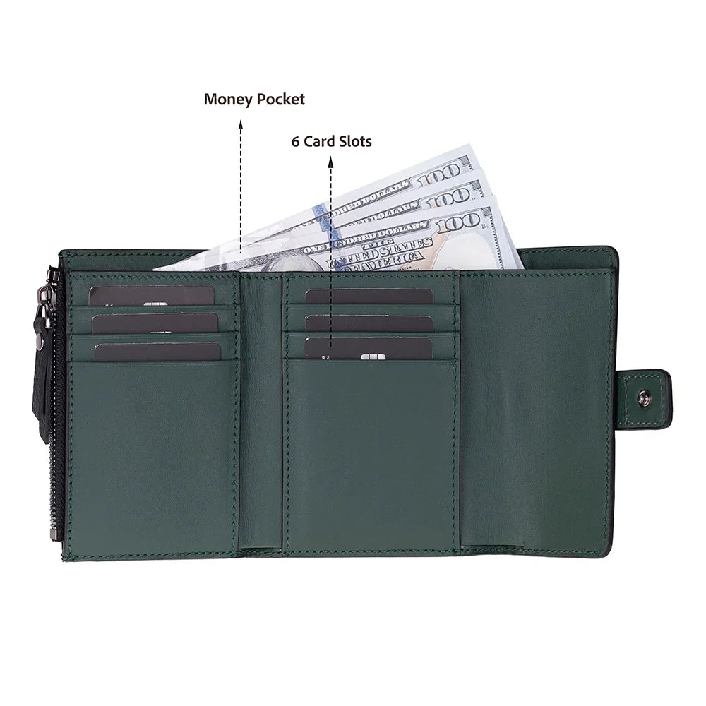Women's Leather Wallet – Full-grain leather – view 16