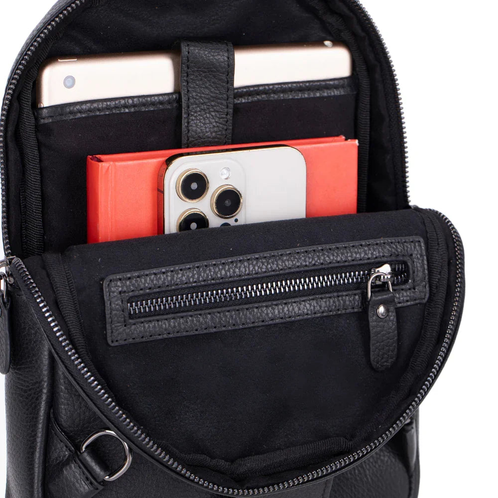 Leather Crossbody Bag – Full-grain leather – view 16
