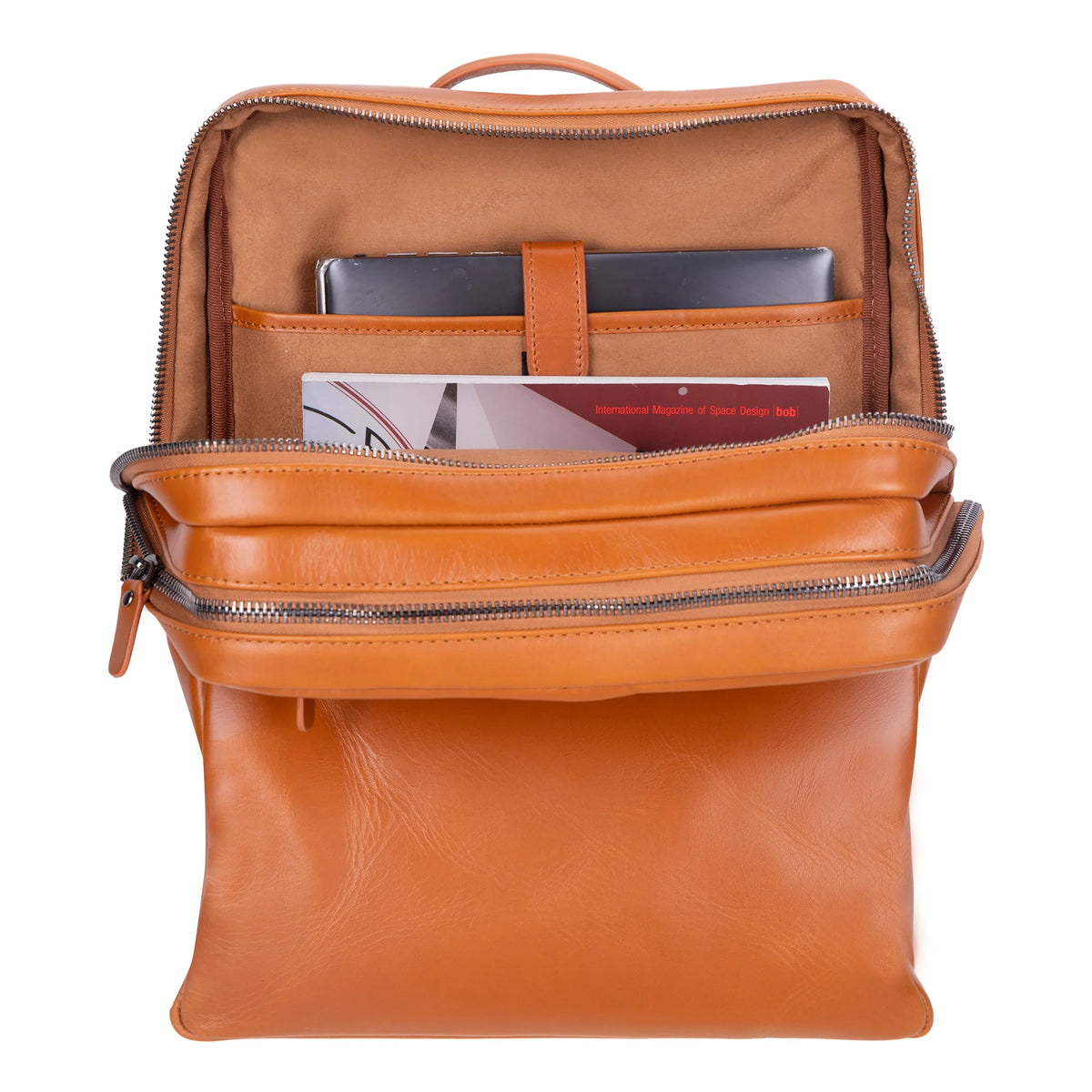 Laptop Backpack – Full-grain leather – view 24