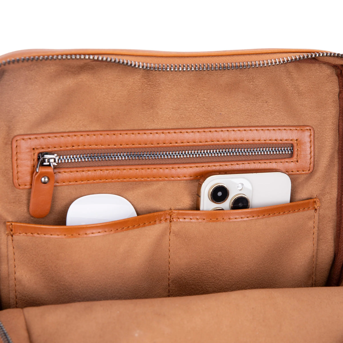 Laptop Backpack – Full-grain leather – view 29