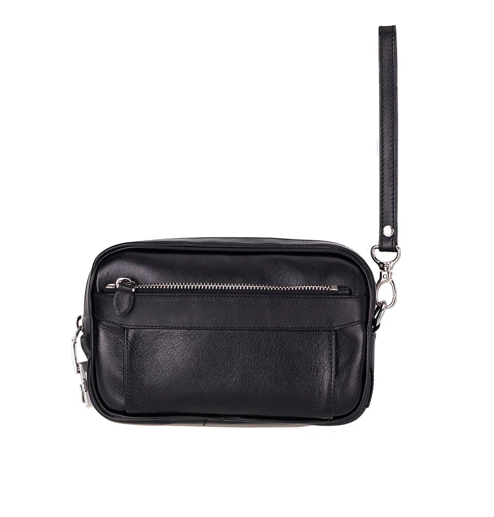 Men's Leather Wallet in Black