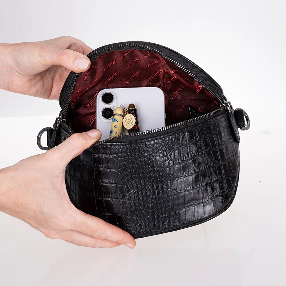 Leather Crossbody Bag – Full-grain leather – view 12