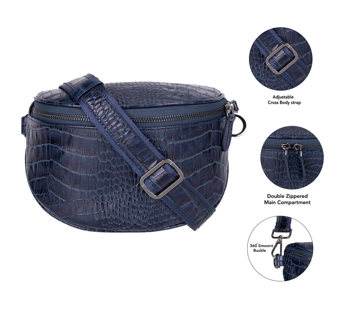Leather Crossbody Bag – Full-grain leather – view 22