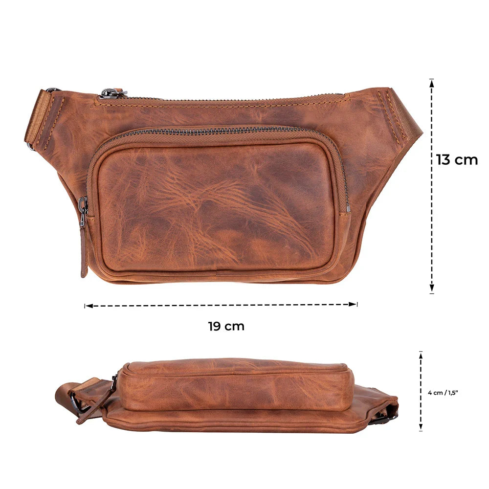 Leather Crossbody Bag – Full-grain leather – view 19