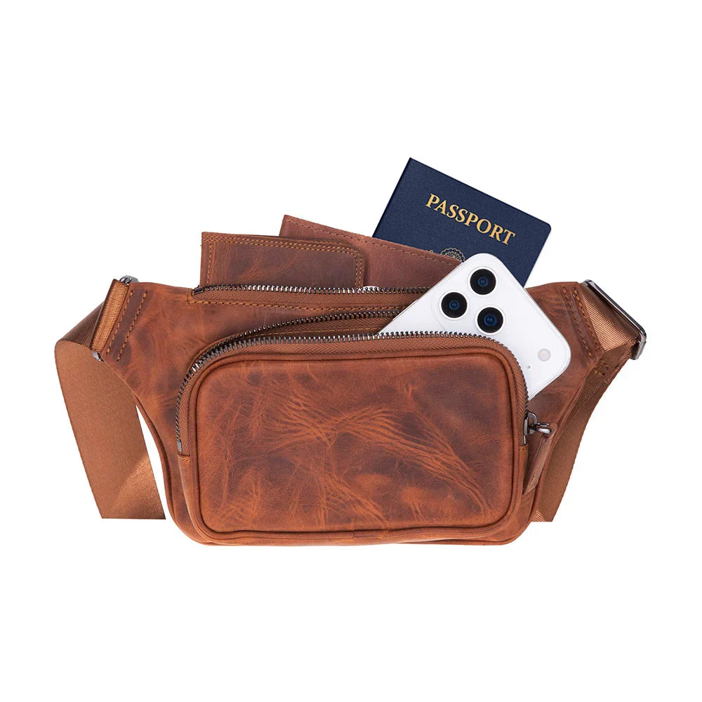 Leather Crossbody Bag – Full-grain leather – view 18