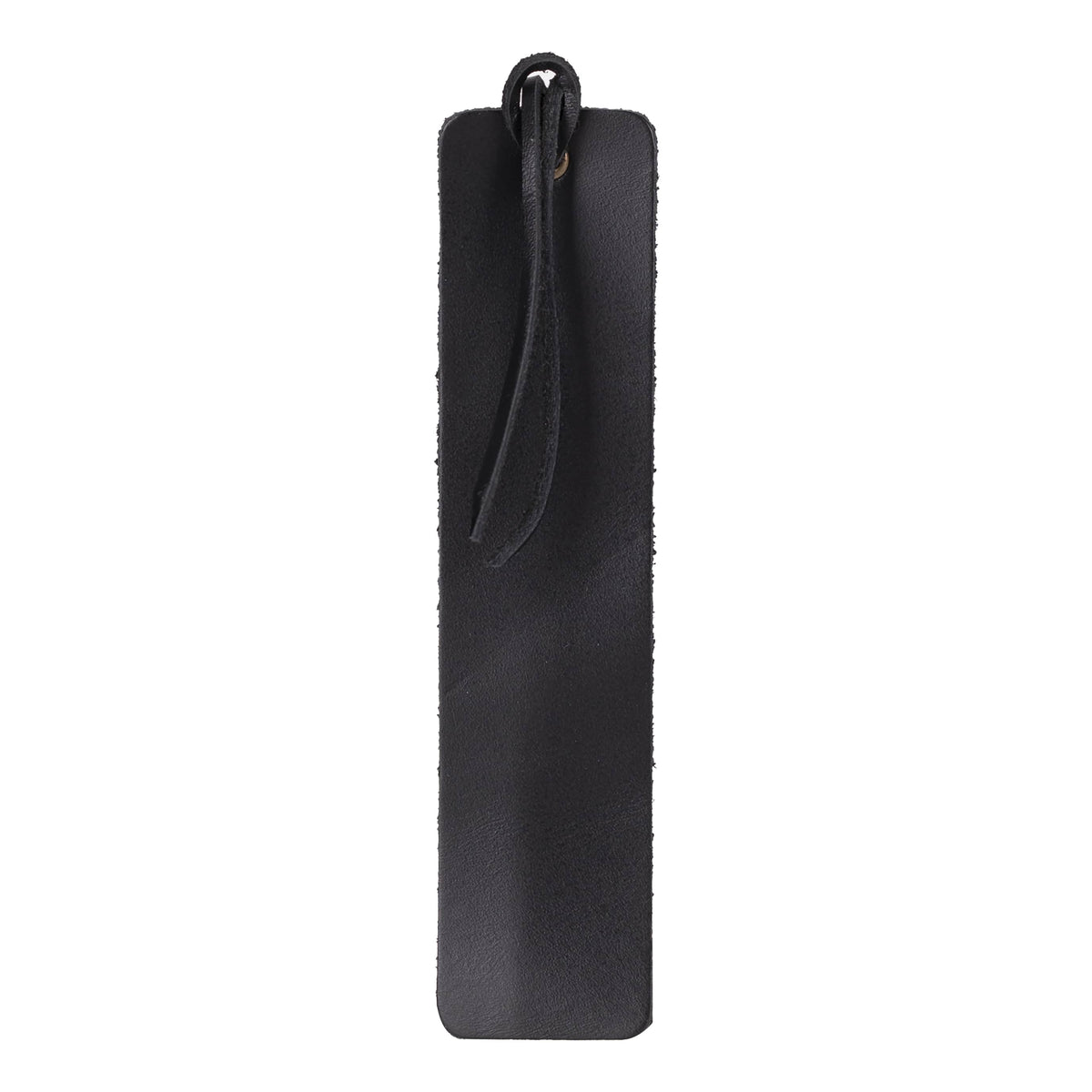 Leather Bookmark in Black