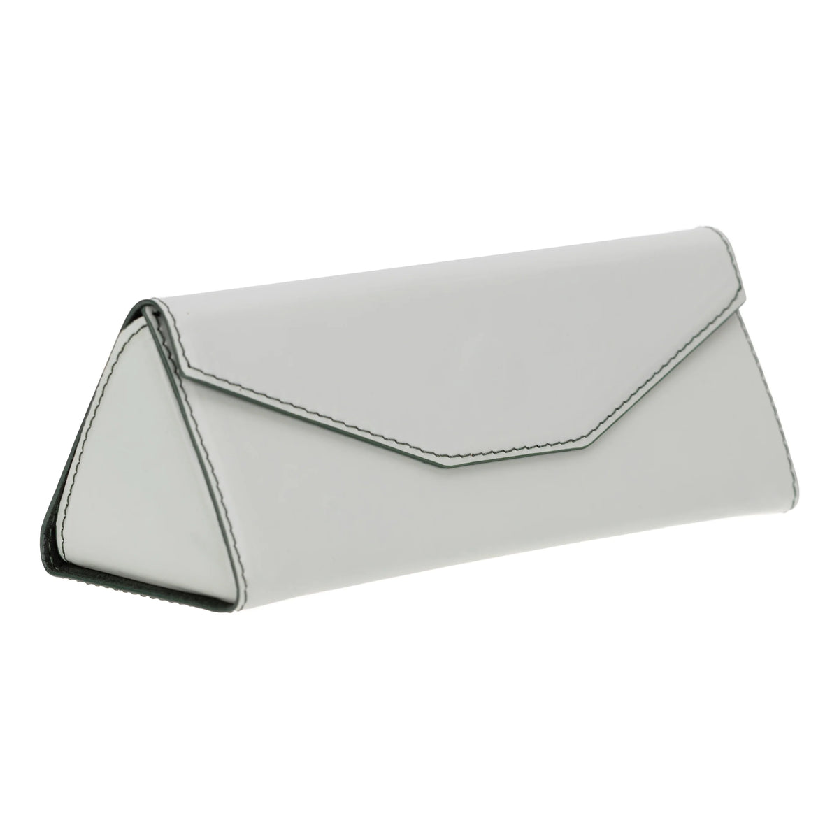 Leather Glasses Case in Sea Green
