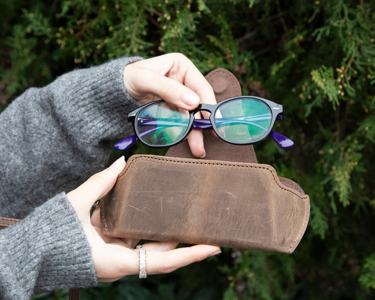 Leather Glasses Case – Genuine leather – view 25