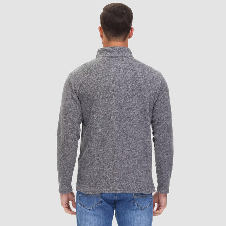 Men's quarter-zip fleece sweatshirt