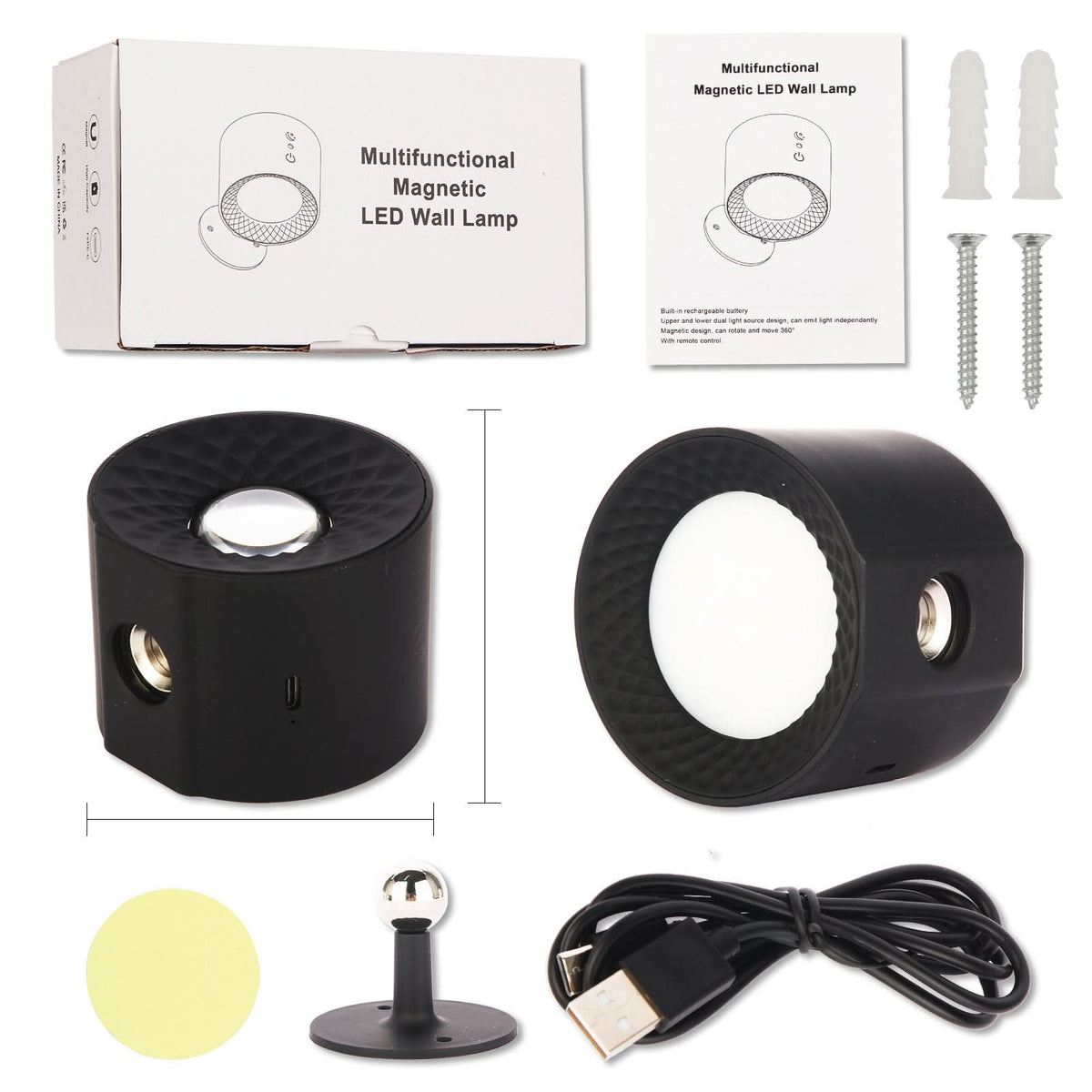 Cordless, Dimmable and Rotating — view 3