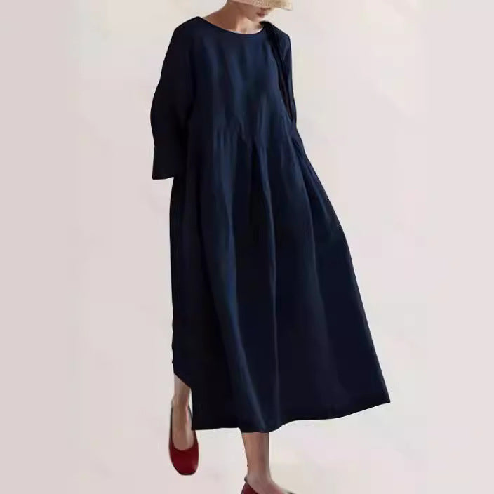 Women's Ivonne Cotton Maxi Dress – Side Pockets Casual – view 13