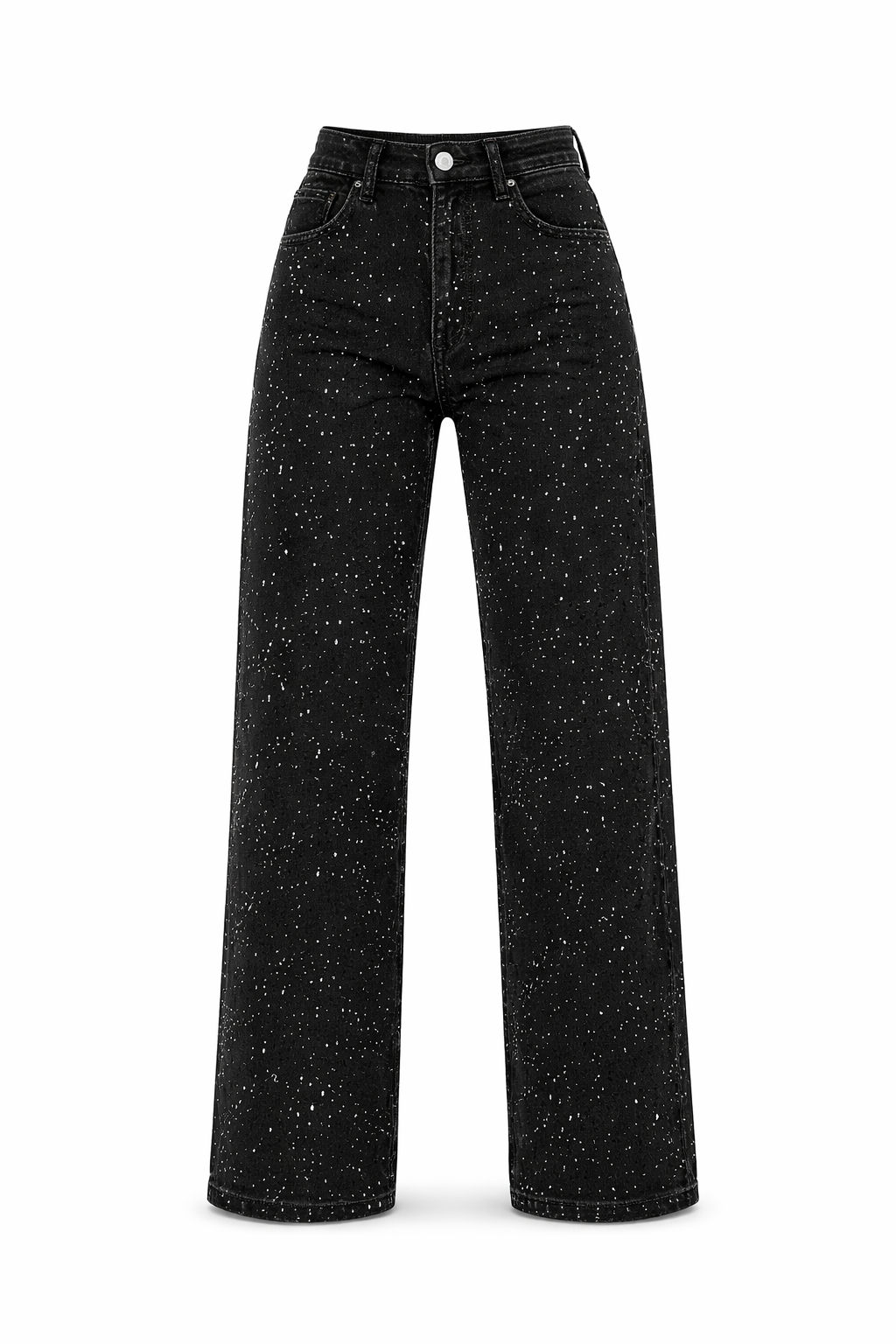 Straight Leg High Waist Jeans — view 16