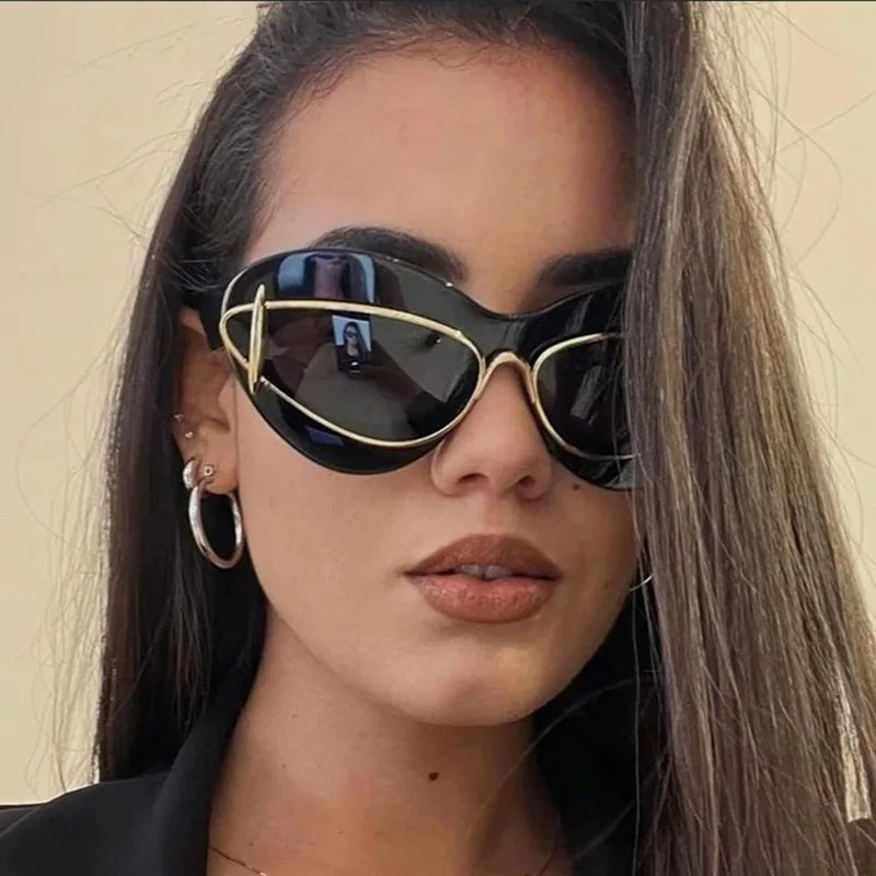 Women's Cat Eye Sunglasses – Polarised UV400 Everyday – side view