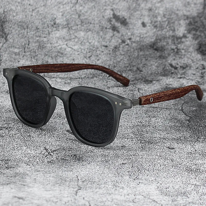 Women's Reese Rectangular Sunglasses – Rustic UV400 – side view