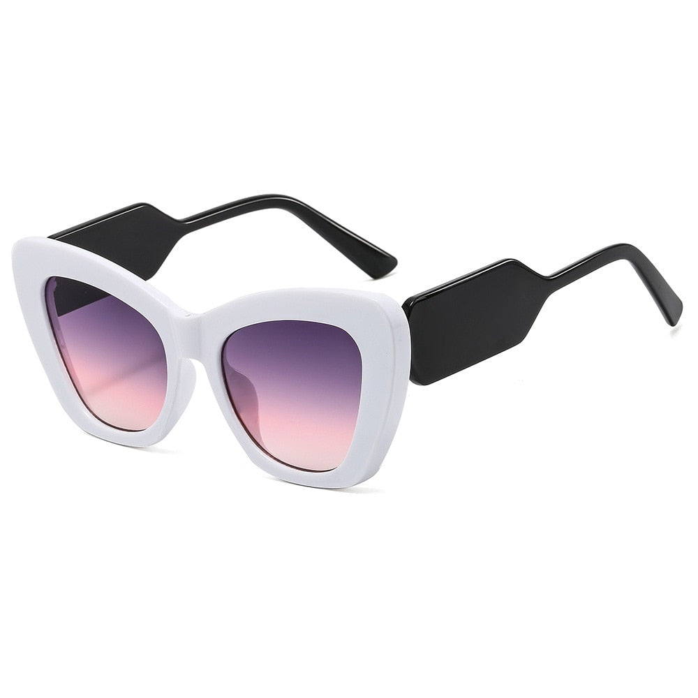 Women's Cat Eye Sunglasses – UV400 Classic Style – back view