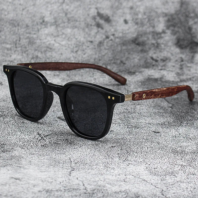 Women's Reese Rectangular Sunglasses – Rustic UV400 – lifestyle shot