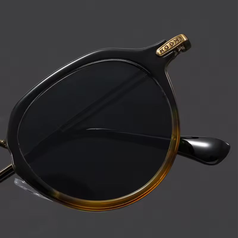 Unisex Bruno Classic Metal Sunglasses – UV400 Everyday – side view
