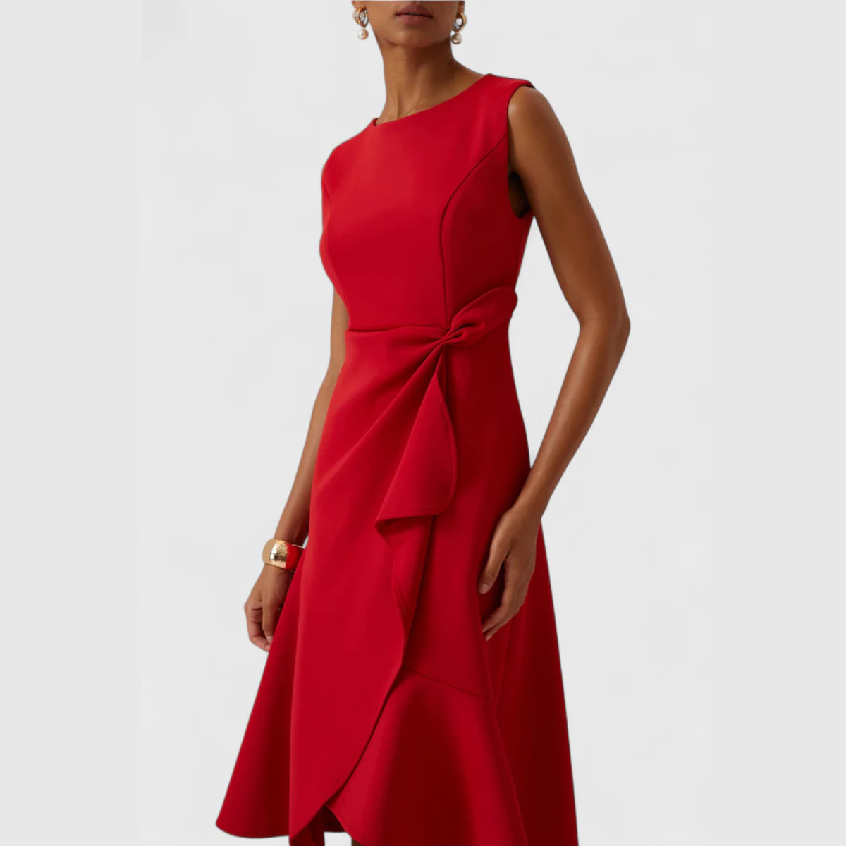 Women's Dress - Flattering Fit in Red