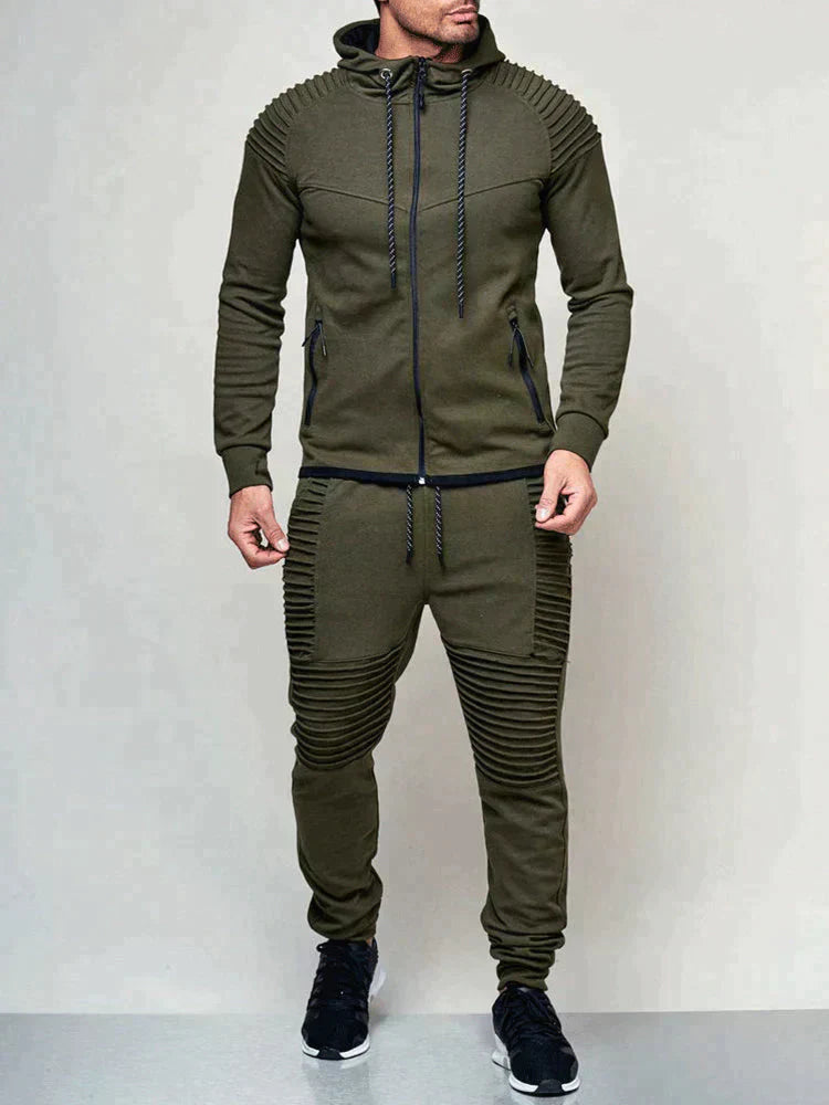 Men's Sports Two-Piece Tracksuit - Fitness & Leisure Co-Ord — detail view