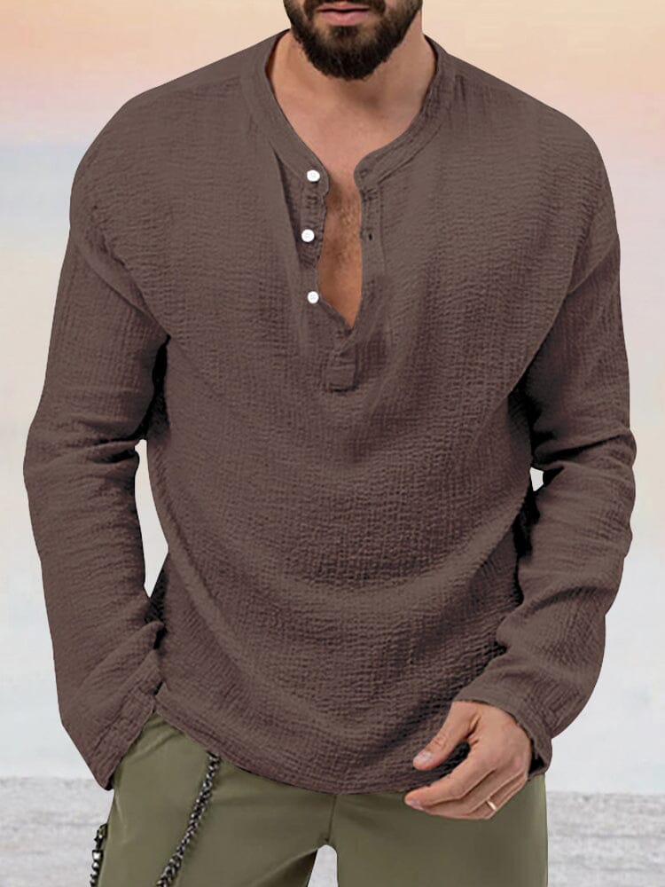 Men's Modern Two-Piece Co-Ord Set - Casual Shirt & Shorts — detail view