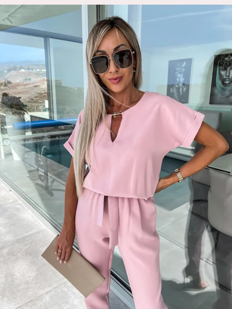 Women's Jumpsuit - Effortless Elegant Fit - view 6