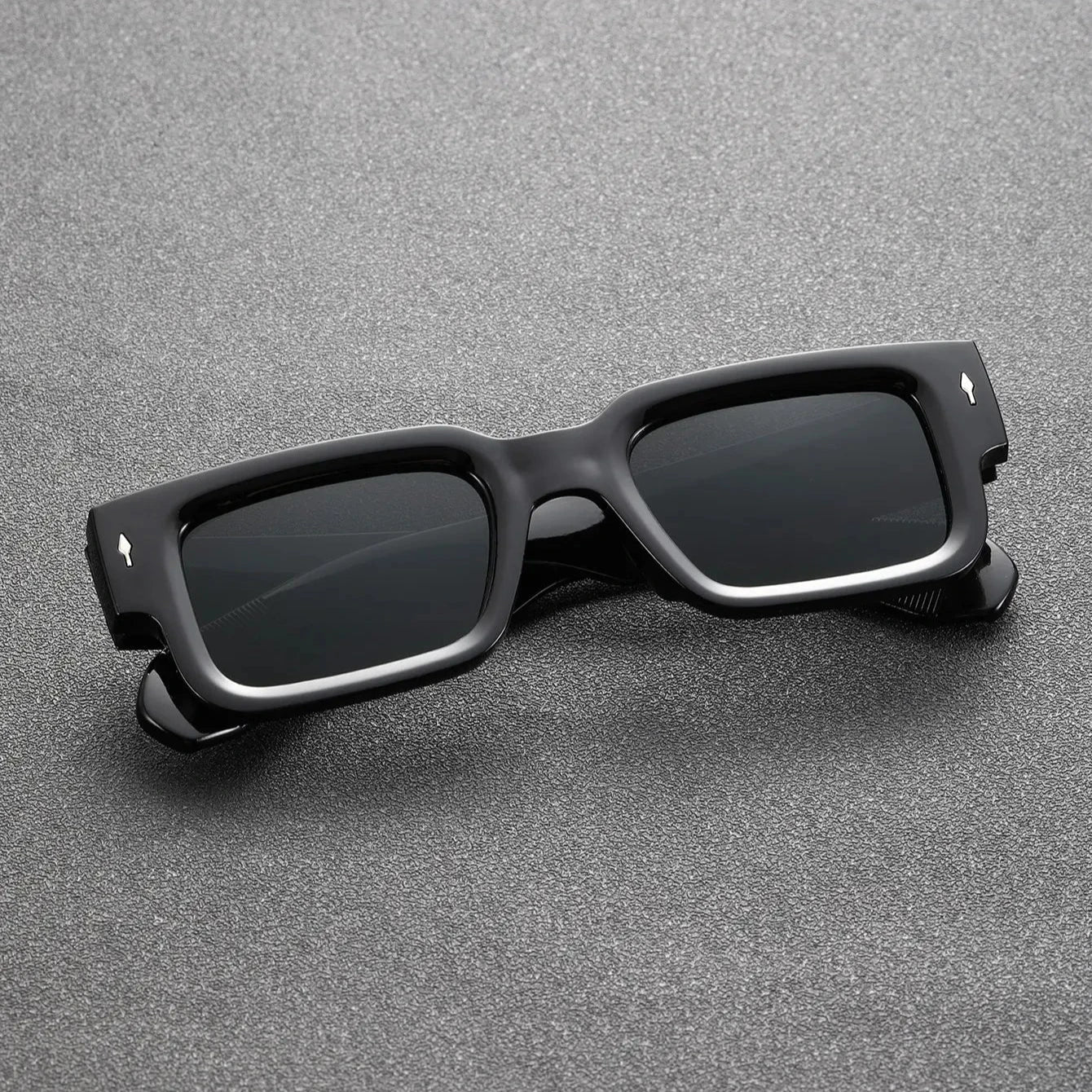Women's Riley Rectangular Sunglasses – Polycarbonate UV – detail view