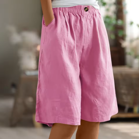 Women's Shorts - Relaxed Summer Fit in Blue