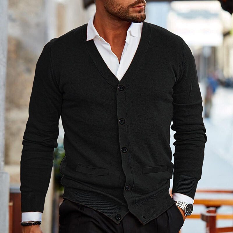 Men's Top - Vest Men Classic in Donkerrood