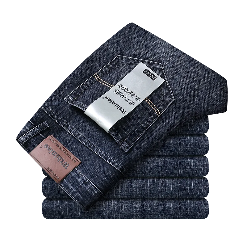 Men's Slim Fit Jeans - Four Colourways - detail view | SAINT DOR