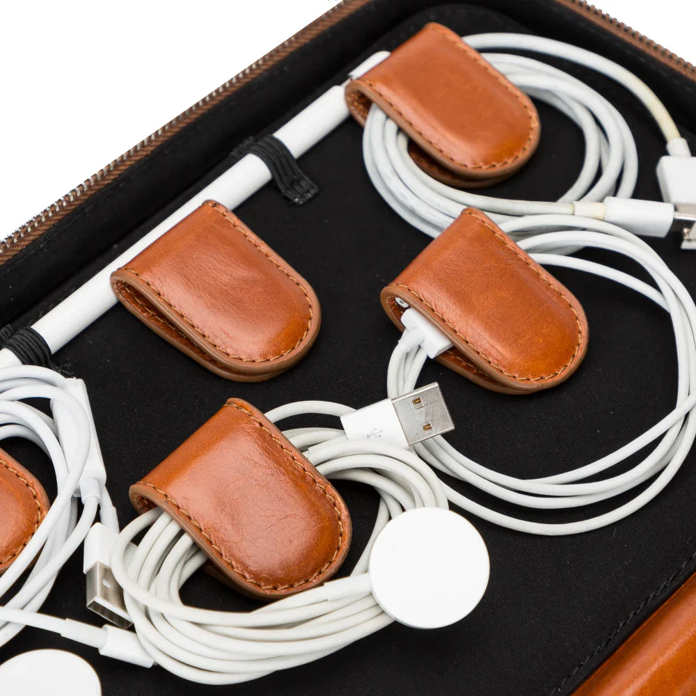 Leather Cable Organiser – Full-grain leather – view 15