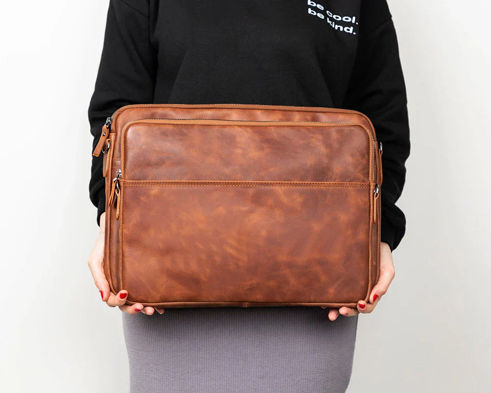Laptop & Tablet Sleeve – Genuine leather – view 16
