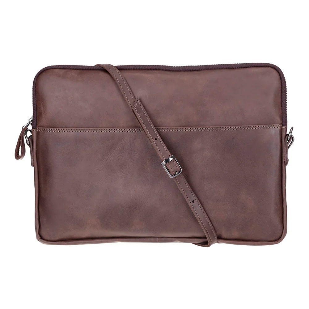 Laptop & Tablet Sleeve in Dark Brown