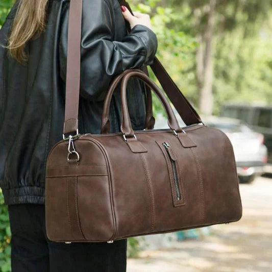 Leather Weekend Bag – Full-grain leather – view 15