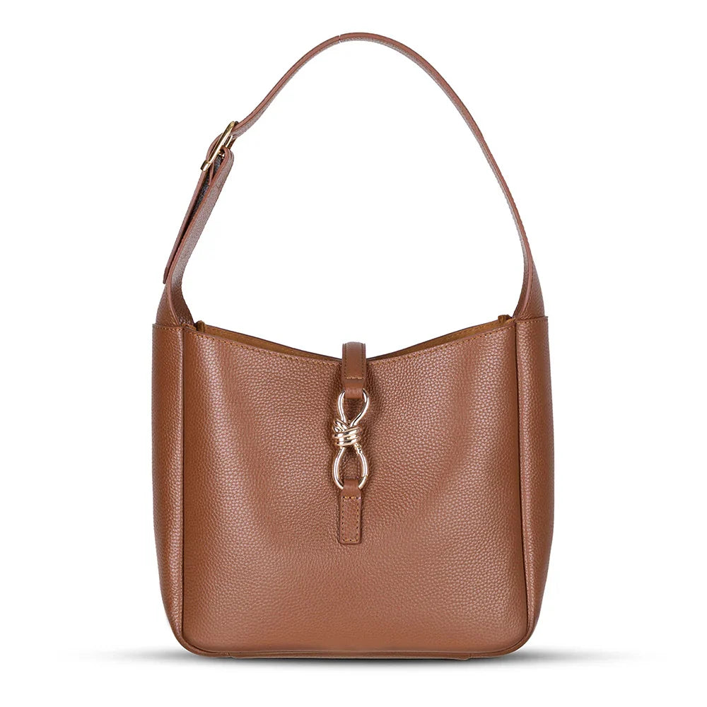 Women's Leather Bag in Tan
