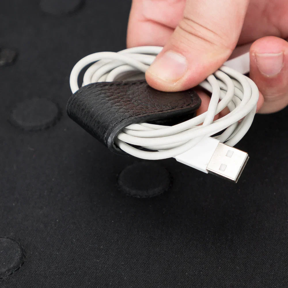 Leather Cable Organiser – Full-grain leather – view 26