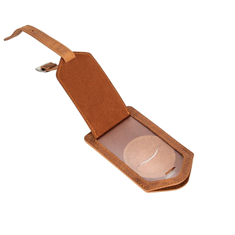Leather Luggage Tag – Full-grain leather – view 5