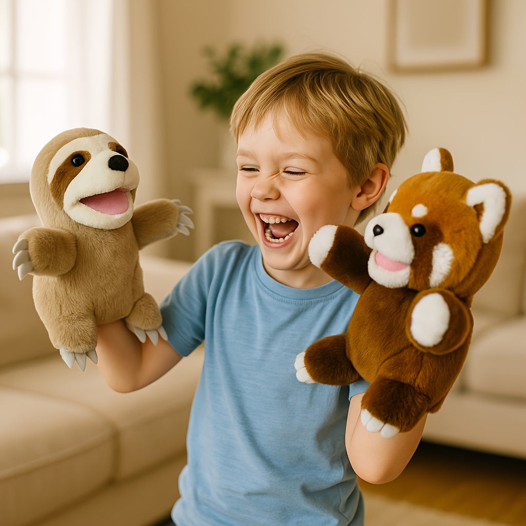 25 cm animal hand puppet soft toy - view 2