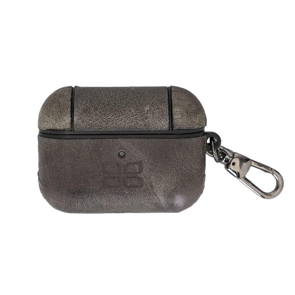 Leather AirPods Pro Case in Grey