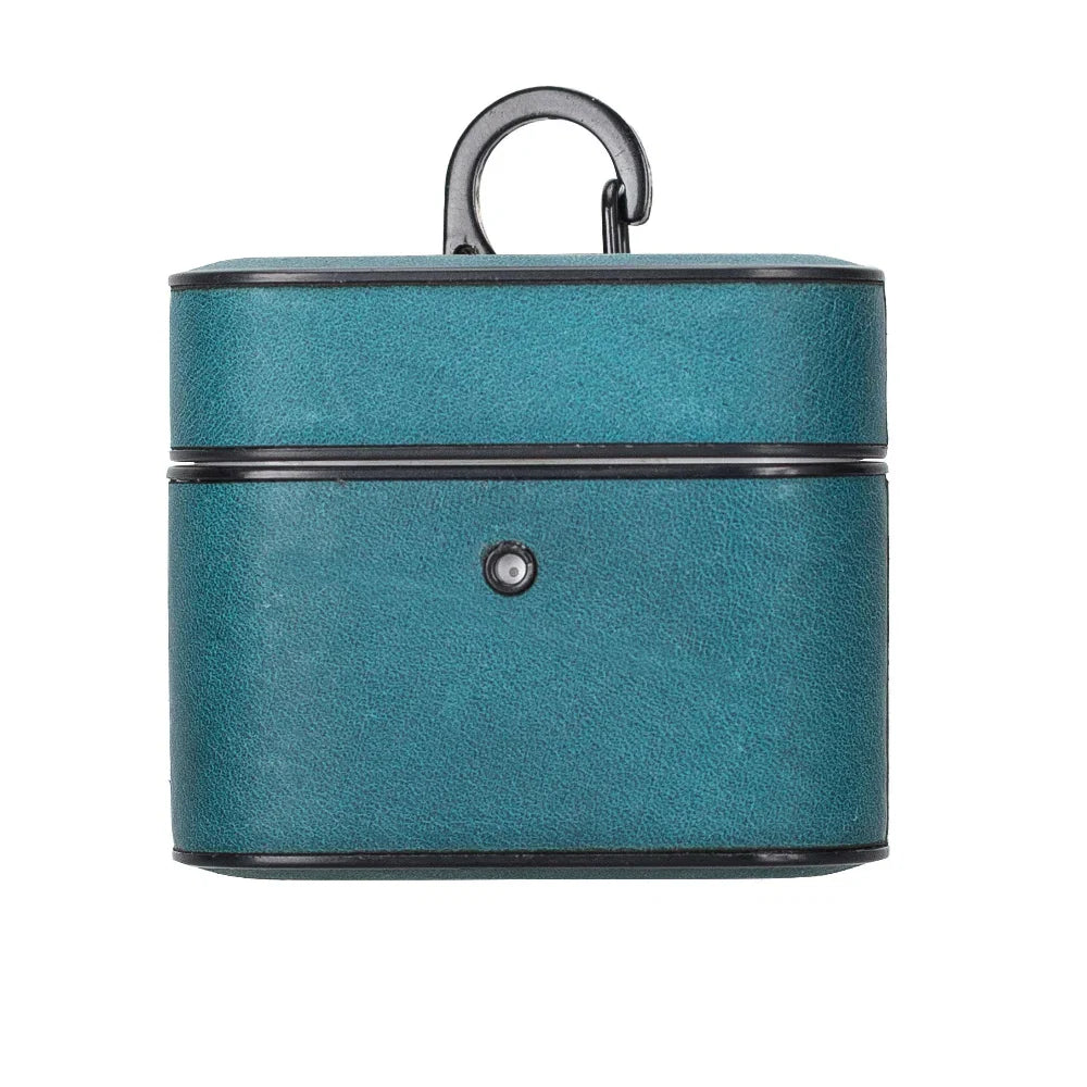 Leather AirPods 3 Case in Sky Blue