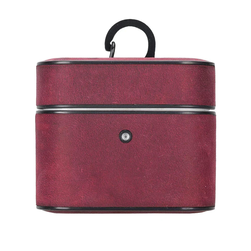 Leather AirPods 3 Case in Fuchsia