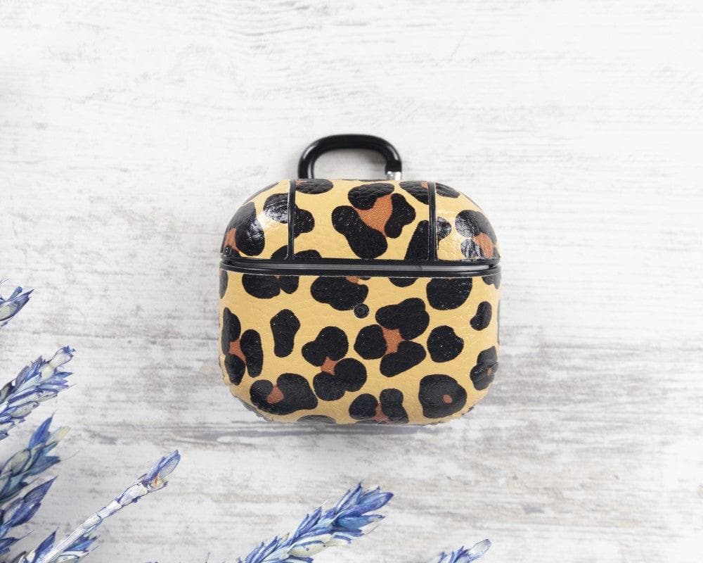 Leather AirPods 3 Case in Leopard Tan