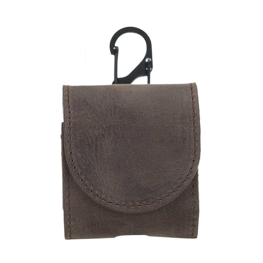Leather AirPods 1/2 Case in Cognac