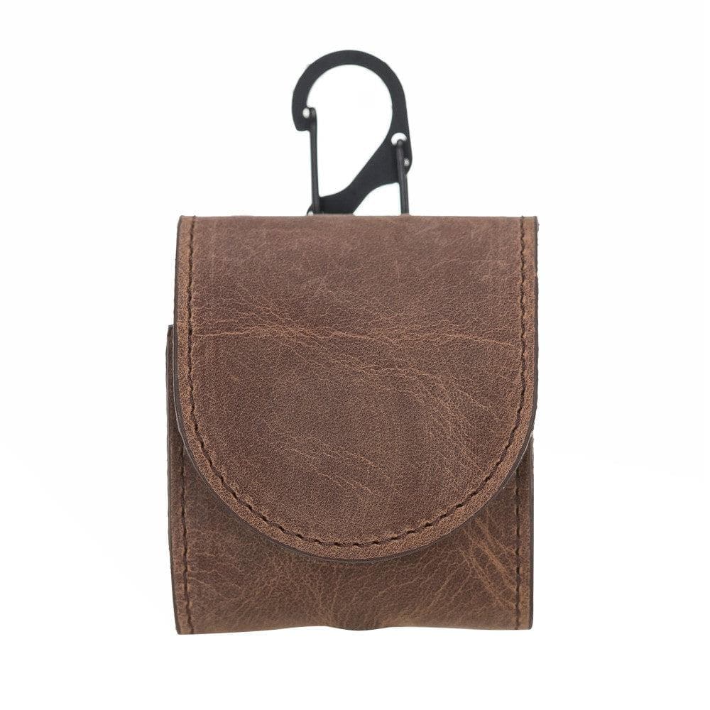 Leather AirPods 1/2 Case in Tan Brown