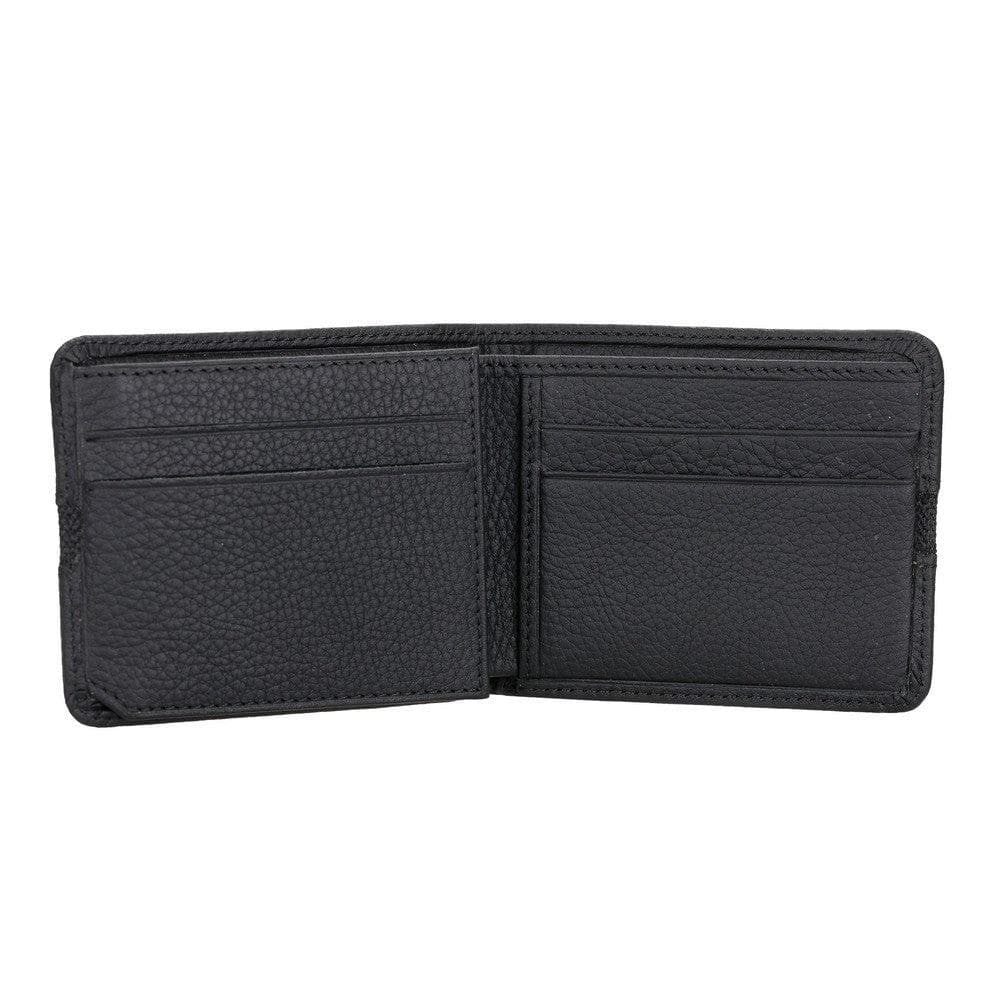 Men's Leather Wallet in Dark Pebble