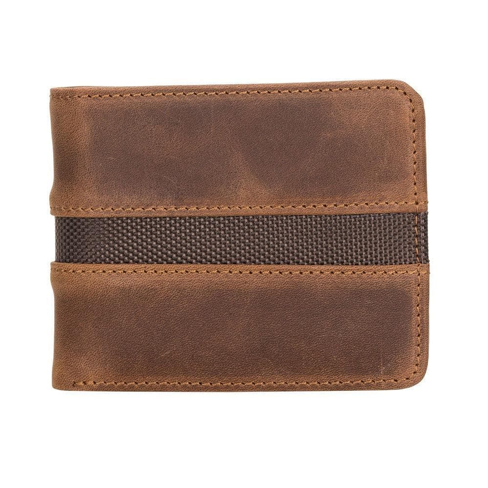 Men's Leather Wallet in Tan Brown