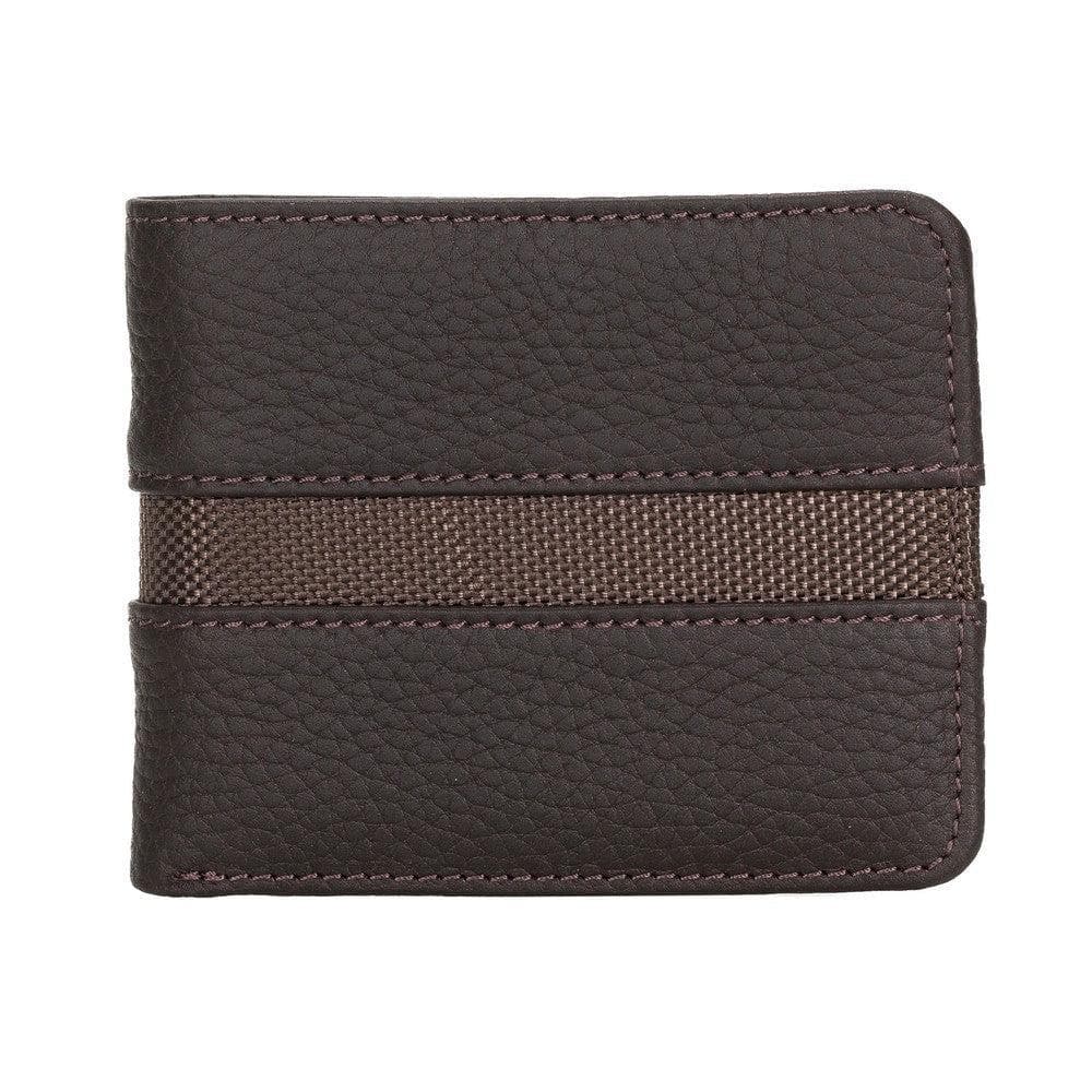Men's Leather Wallet in Pebble Pink