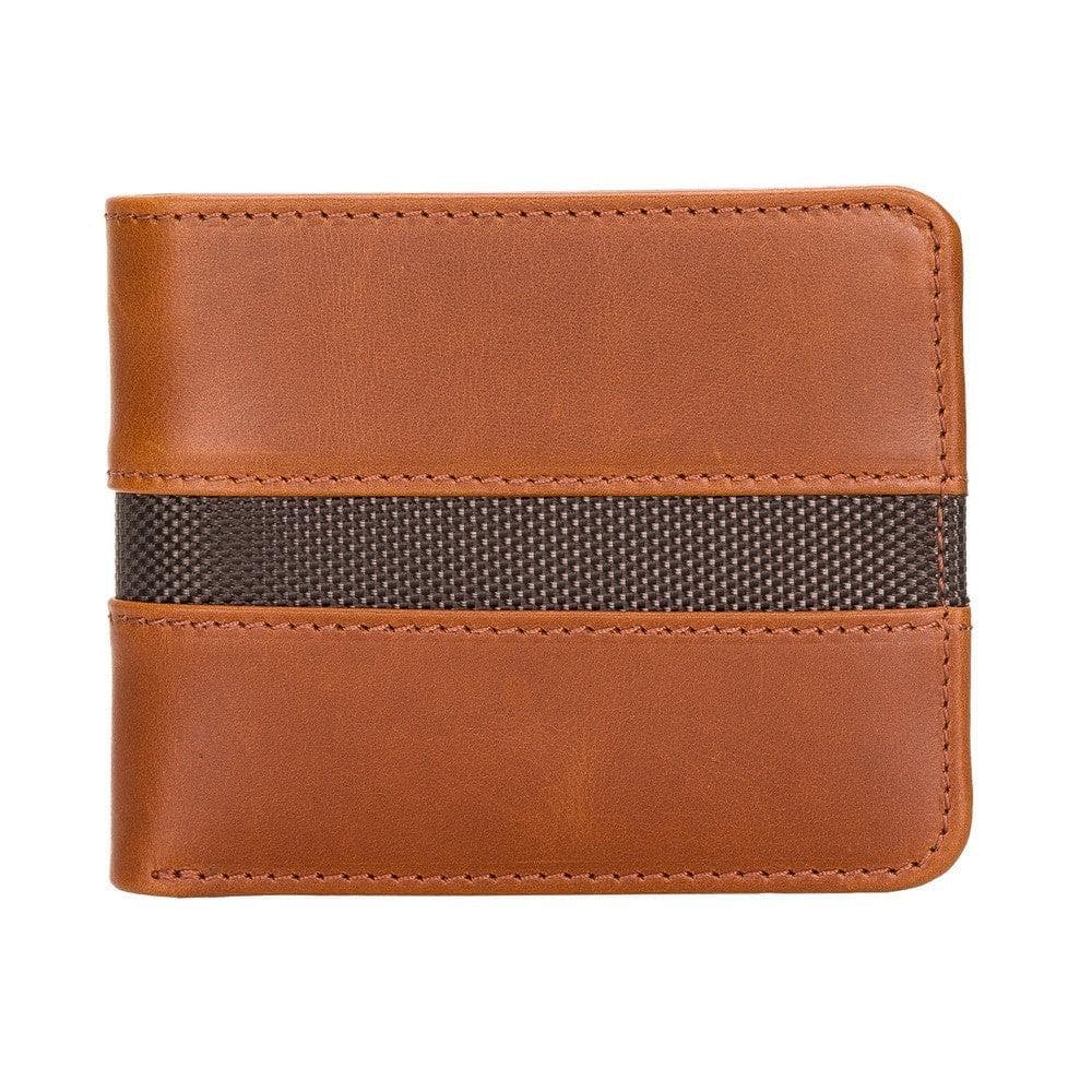 Men's Leather Wallet in Sandy Tan